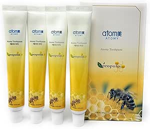 Atomy Propolis Toothpaste Oral Care Green Tea Extract 1set (50 Grams X 4 Tubes)