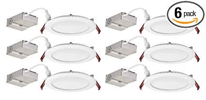 Lithonia Lighting WF4 LED 30K 80CRI MW CASEPACK6 Recessed Light 4 Inch White