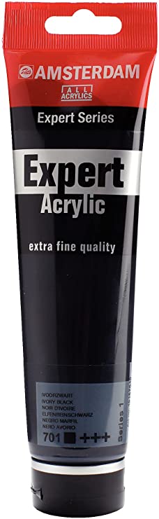 Amsterdam Expert Series Acrylic Tube 150 ml Ivory black 701 (19157010)