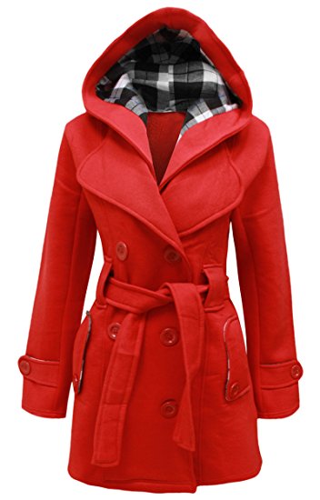 CANDY FLOSS LADIES HOODED BELTED FLEECE JACKET WOMENS COAT TOP PLUS SIZES 8 TO 28