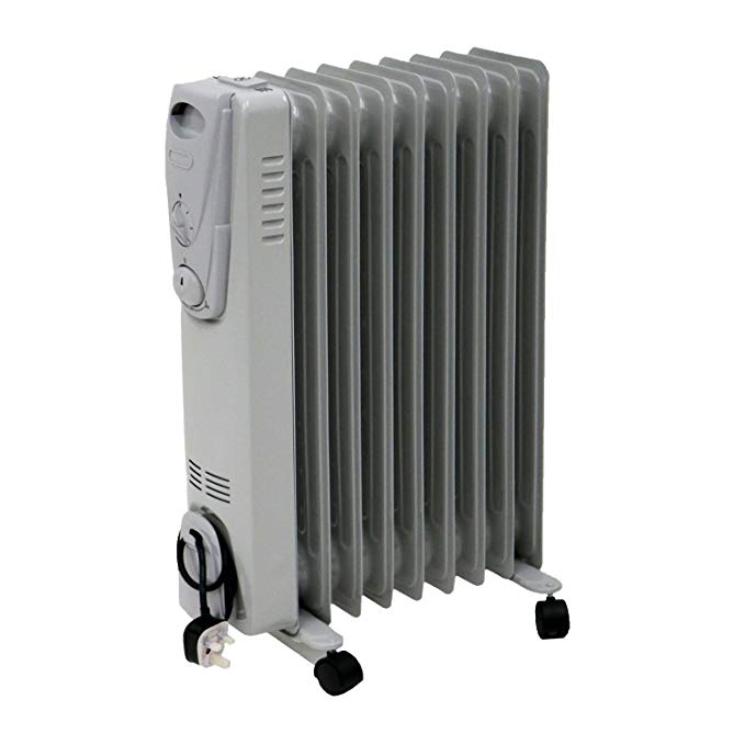 Oypla Electrical 2000W 9 Fin Portable Oil Filled Radiator Electric Heater