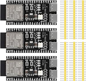 3PCS ESP32 ESP32-S3 Development Board TYPE-C WiFi Bluetooth Internet of Things Dual Type-C Core Board ESP32-S3-DevKit C N8R2 Development Board ESP32-S3-WROOM Module