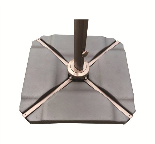 Abba Patio Plastic Umbrella Base Plate Set for Cantilever Offset Umbrella in Black