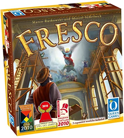 Queen Games Fresco With Expansions 1, 2, 3