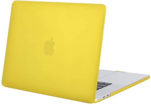 MOSISO MacBook Pro 16 inch Case 2020 2019 Release A2141, Ultra Slim Protective Plastic Hard Shell Case Cover Compatible with MacBook Pro 16 inch with Touch Bar, Yellow