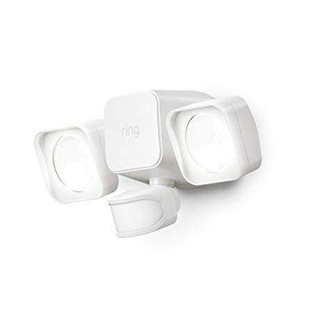 Introducing Ring Smart Lighting -  Floodlight, Battery - White