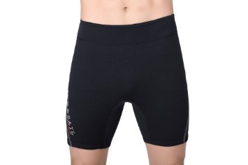 Lemorecn 1.5mm Neoprene Diving Shorts Thick Warm Pants Wetsuits Shorts Trunks Snorkeling Winter Swimming Pants