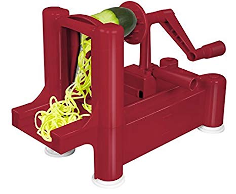 Big Boss Slice-A-Roo Fruit and Veggie Peeler, Red by Big Boss