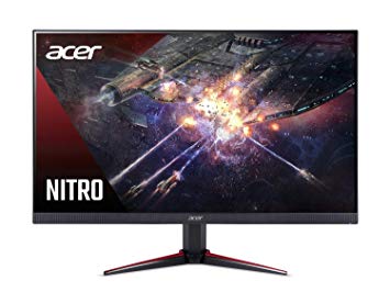 Acer Nitro VG240Y Pbiip 23.8" Full HD (1920 x 1080) IPS Gaming Monitor with AMD Radeon FREESYNC Technology, Zero Frame, 144Hz, 1ms VRB, (2 x HDMI 2.0 Ports & 1 x Display Port)