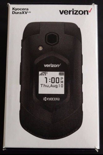 Kyocera E4610PTT "DURAXV LTE" PTT Verizon Rugged Camera Cell Phone