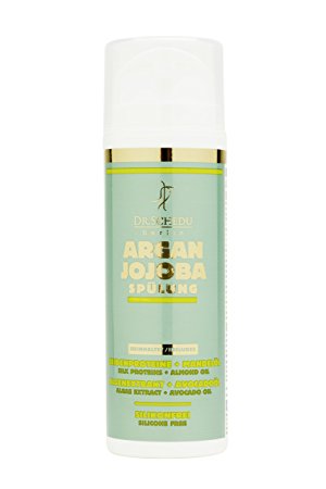 Dr. Schedu Berlin Argan Jojoba conditioner 150 ml, for dry & frizzy hair, with silk proteins, Almond oil, Algae extract, Avocado oil, Shea Butter and Aloe Vera, silicone free, made in Germany!