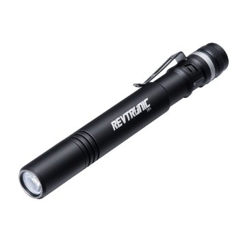 Revtronic P2A LED Pen Flashlight with Pocket Clip - Best for Doctor Technicians Engineer Outdoorsman and Daily Use - Compact and Lightweight Easy to Use - 2 AAA Batteries Included