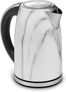 Cuisinart Electric Cordless 1.7-Liter Tea Kettle, Marble, JK-17MTG