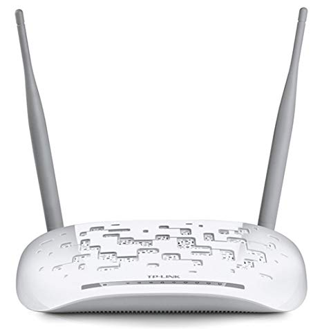 TP-LINK TD-W8968 Wireless N300 ADSL2  Modem Router, 2.4Ghz 300Mbps, 802.11b/g/n, Splitter, USB, 2x 5dBi Detachable Antennas