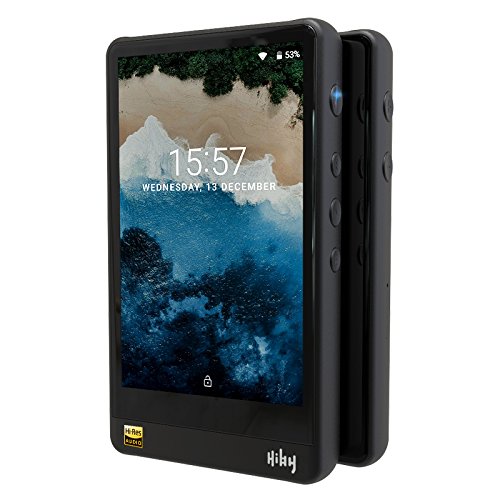 HiBy R6 Hi-Res Certified Android 6.0 Hi-Fi Music Player Portable High resolution Audio Player(Black Aluminum Alloy )