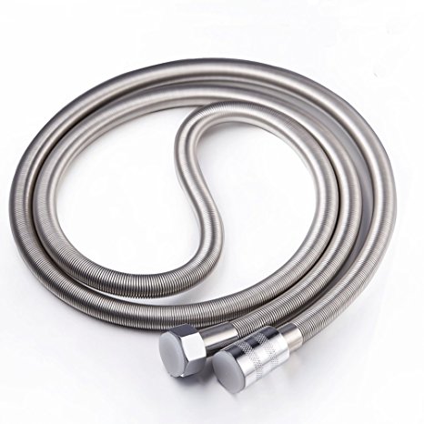 ARTBATH Long Shower Hose 2M Length Flexible Stainless Steel Replacement Pipe Chrome Finished 78.7 Inch
