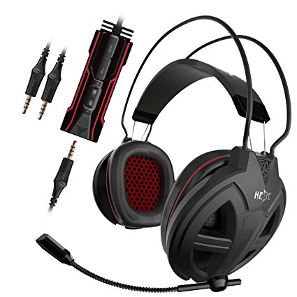 GAMDIAS Hebe V2 Gaming Headset with 3.5mm Jack, 50mm Gaming Drivers, Smart Remote Control & Uni-Directional Mic(GHS3300)