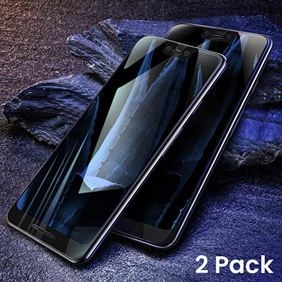 [2-Pack] Screen Protector Compatible Google Pixel 3XL, Ainope [Full-Coverage] Tempered Glass Screen Protector 0.33mm Compatible for Google Pixel 3 XL [Case Friendly] Anti-Fingerprint