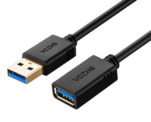 USB Extension Cable, VCZHS USB 3.0 Extension Cable 15ft USB3.0 Cable A Male to A Female for USB Flash Drive, Card Reader, Hard Drive, Keyboard,Playstation, Xbox, Oculus VR, Printer, Camera