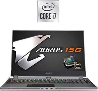 [2020] AORUS 15G (WB) Performance Gaming Laptop 15.6-inch FHD 240Hz IPS, GeForce RTX 2070 Max-Q, 10th Gen Intel i7-10750H, w/ Mechanical Keys, 16GB DDR4, 512GB NVMe SSD