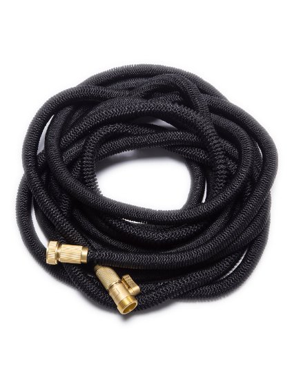 Arven Newest 75' Expanding Hose, Strongest Expandable Garden Hose on the Planet. Double Latex Core, Extra Strength Fabric,Black