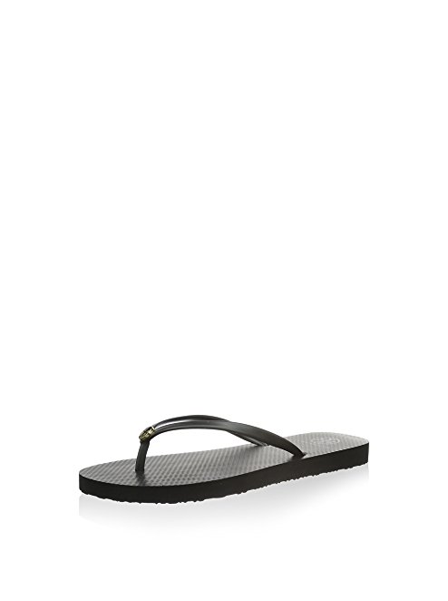 Tory Burch Women's Thin Flip Flop Black/Black 7 M