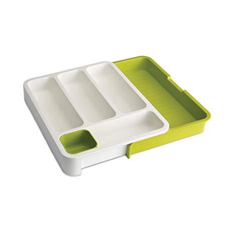 Joseph Joseph Drawer Store with Cutlery Tray - White/Green