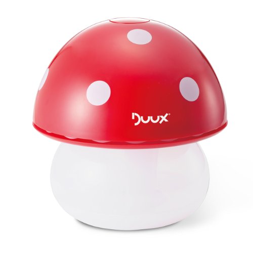 Duux Air Humidifier and Night Light - Mushroom Red