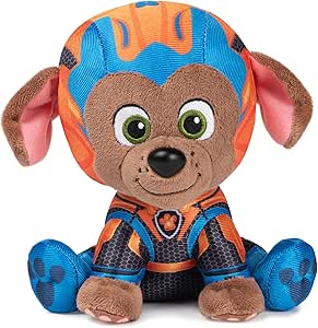 GUND PAW Patrol: The Mighty Movie Zuma Stuffed Animal, Officially Licensed Plush Toy for Ages 1 and Up, 6”