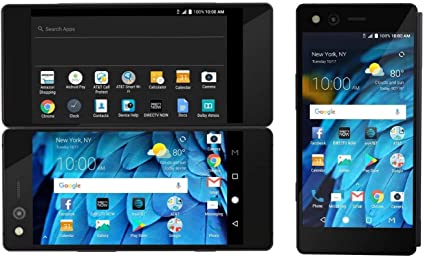ZTE Axon M Z999 Unlocked GSM Smartphone w/ 20MP Camera and Foldable Dual Screens (for Multi-Tasking) - Carbon Black