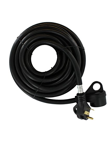 ABN 30 AMP RV Power Cord with Female Receptacle – 25’ Foot (7.6m) Long Reach – 30A Power Cable Camper Power Extension