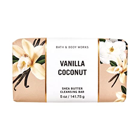 Bath & Body Works VANILLA COCONUT Shea Butter Cleansing Bar 4.2 oz