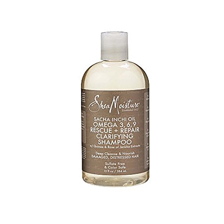 SheaMoisture Sacha Inchi Oil Omega 3, 6, 9 Rescue Shampoo Liquid