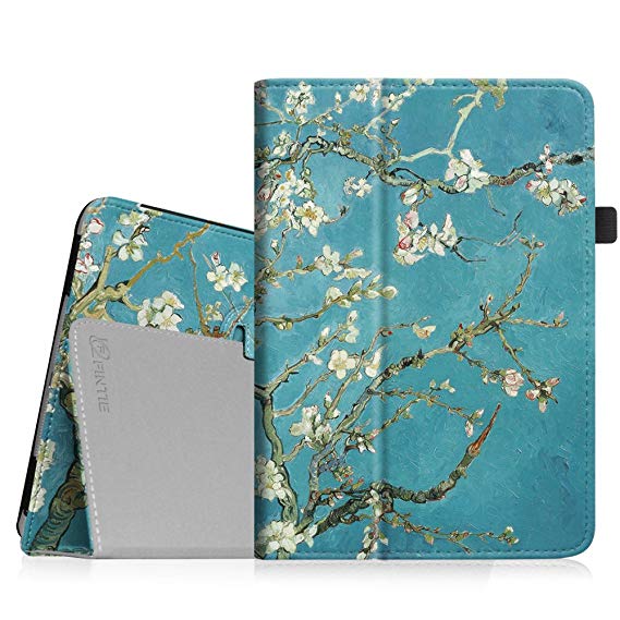Fintie iPad Mini 1/2/3 Case - Folio Slim Fit Stand Case with Smart Cover Auto Sleep/Wake Feature for Apple iPad Mini 1 / iPad Mini 2 / iPad Mini 3, Blossom