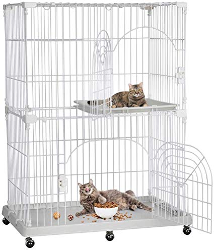 Yaheetech Large Cat Cage Kitten Crate Pet Enclosure