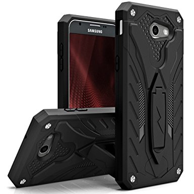 Samsung Galaxy J7 Prime Case, Zizo [Static Series] Shockproof [Military Drop Tested] w/ Kickstand [Heavy Duty Case] Impact Resistant- Galaxy J7 V/Perx