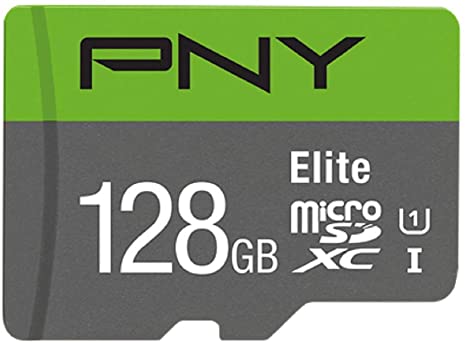 PNY Elite microSDXC card 128GB Class 10 UHS-I U1 100MB/s A1 V10