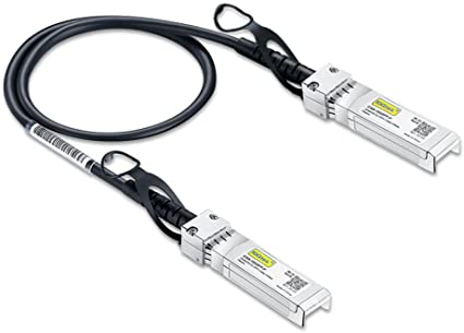 10G SFP  DAC Cable - 10GBASE-CU Passive Direct Attach Copper Twinax SFP Cable for Cisco SFP-H10GB-CU0.5M, Ubiquiti, D-Link, Supermicro, Netgear, Mikrotik, ZTE Devices, 0.5m