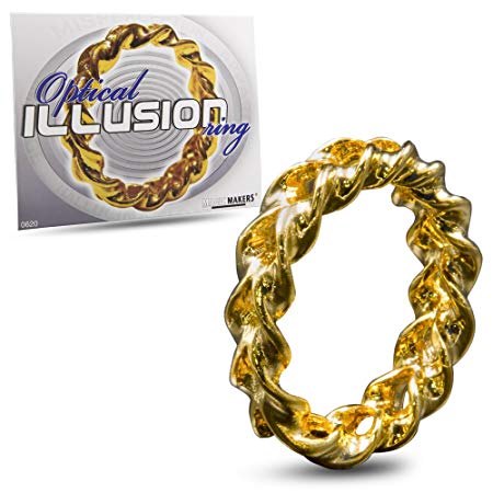 Magic Makers Optical Illusion Ring, Gold