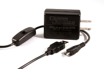GizmoJunkies - Power Supply for Raspberry Pi Micro USB Charger Adapter with ONOFF Switch 53V 2A