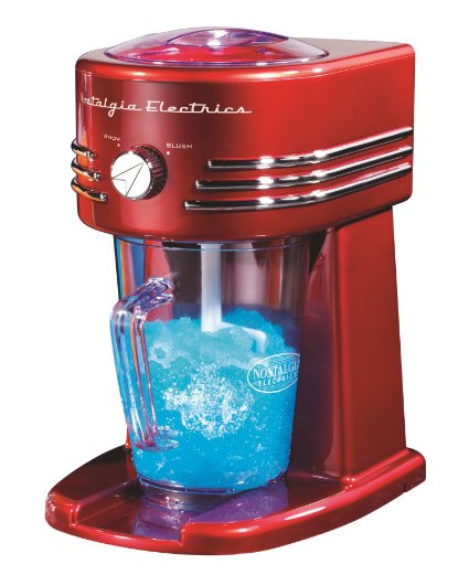 Nostalgia FBS400RETRORED Retro Series 32-Ounce Frozen Beverage Station