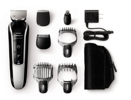 Philips Norelco Multigroom 5100, All-in-One Trimmer with 7 attachments  (Model QG3364/42) Packaging May Vary