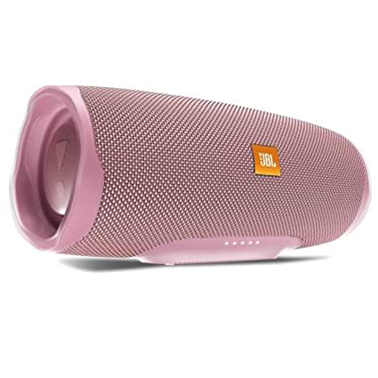 JBL Charge 4, Wireless Portable Bluetooth Speaker, JBL Signature Sound with Powerful Bass Radiator, 7500mAh Built-in Powerbank, JBL Connect , IPX7 Waterproof, AUX & Type C (Without Mic, Pink)