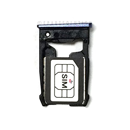 ePartSolutionMotorola Google Nexus 6 XT1100 SIM Card Tray Holder Slot Blue Replacement Part USA Seller