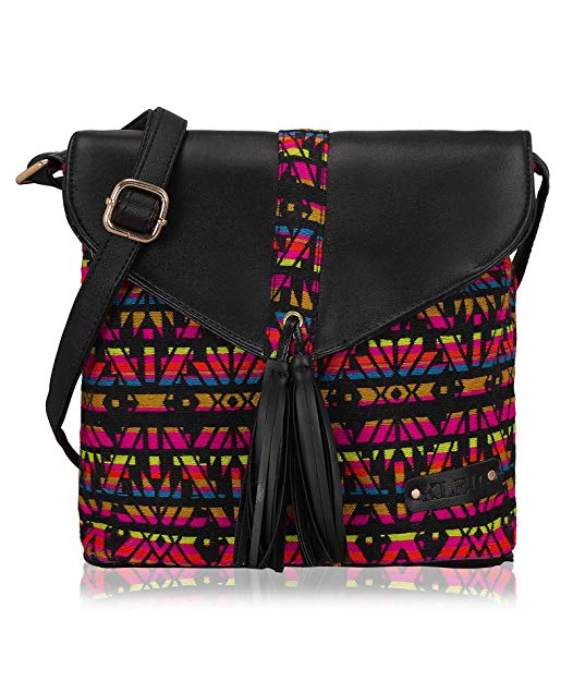 Kleio Jacquard Stylish Sling bag for Women/Girls