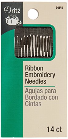 Dritz 14-Piece Ribbon Embroidery Needles
