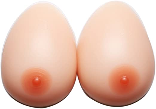 Sotica Silicone Breast Forms False Boobs Lifelike Fake Breast,100% Non-allergic Medical Silicone Breast for Crossdresser Transgender Mastectomy Breast Prosthesis
