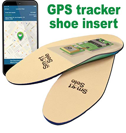 GPS SmartSole Hidden Wearable Tracker in Shoe for Monitoring Wanderers