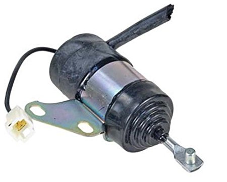 Parts Player New Fuel Cutoff Solenoid for Kubota 16851-60014, Denso 052600-4530, Heavy Duty