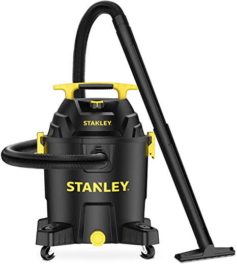 STANLEY SL18701P-10A Wet/Dry Vacuum,10 Gallon 6.0 Peak HP, 10Gallon, Black